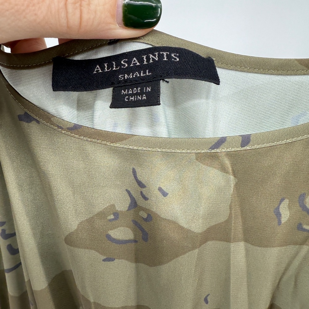 All Saints Like New Olive Green Maxi Dress - Picture 5 of 5